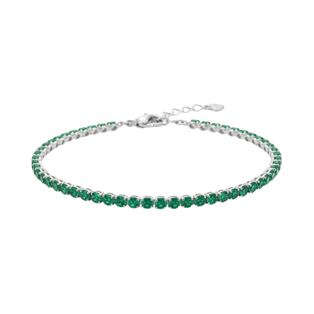 PULSERA SPECIAL GREEN CIRCONS