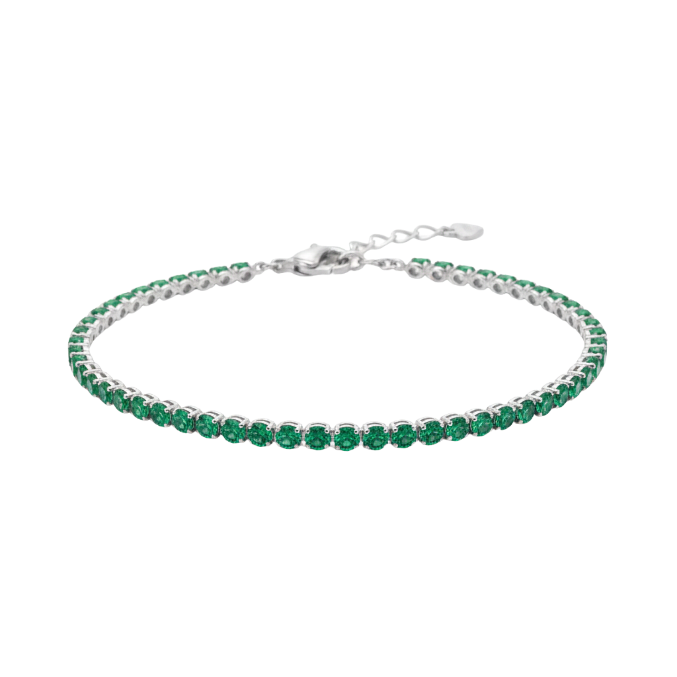 PULSERA SPECIAL GREEN CIRCONS