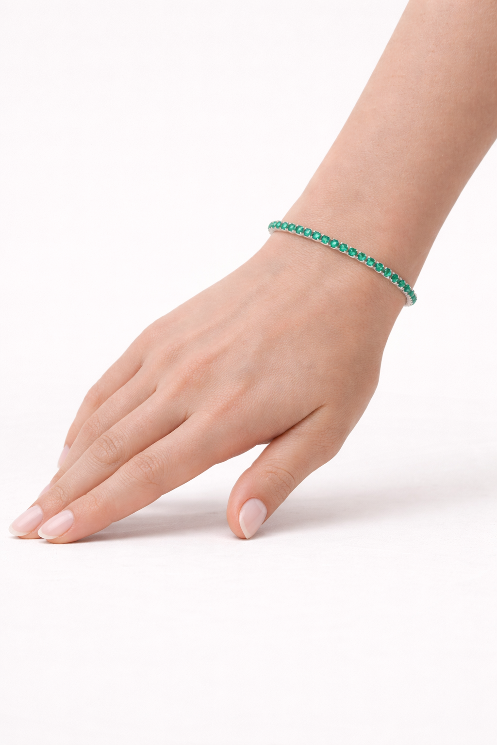 PULSERA SPECIAL GREEN CIRCONS
