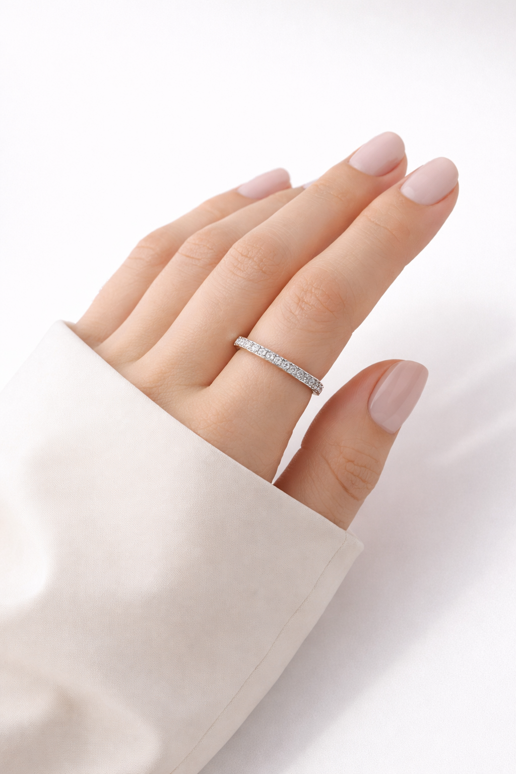 ANILLO PETIT MOISSANITA