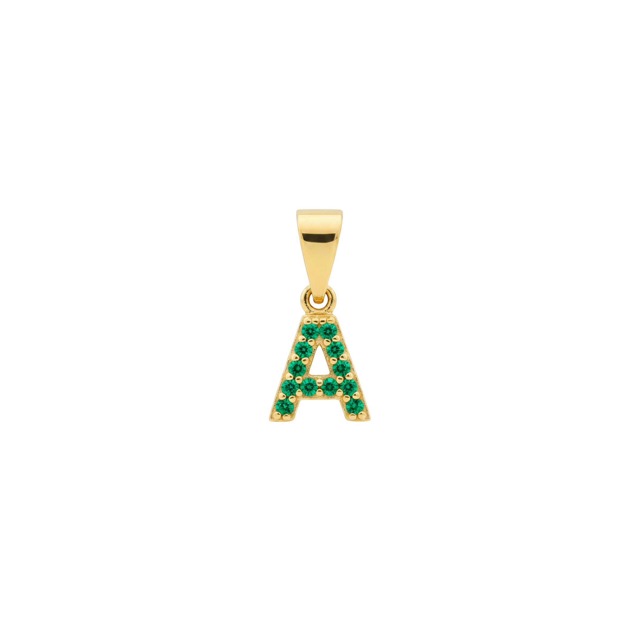 DIJE INITIAL SHINY GREEN