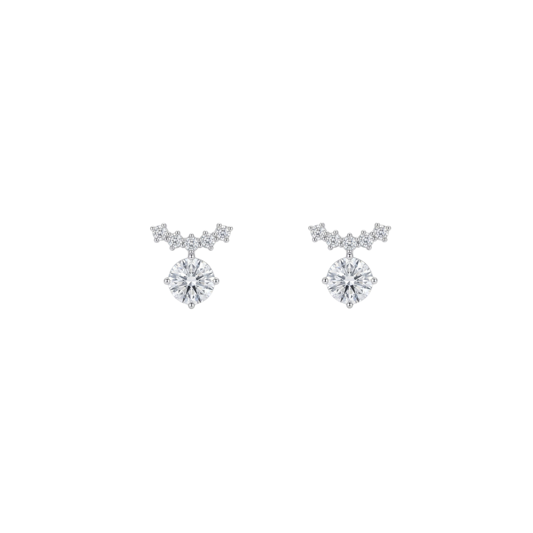 ARETE ASTRE MOISSANITA