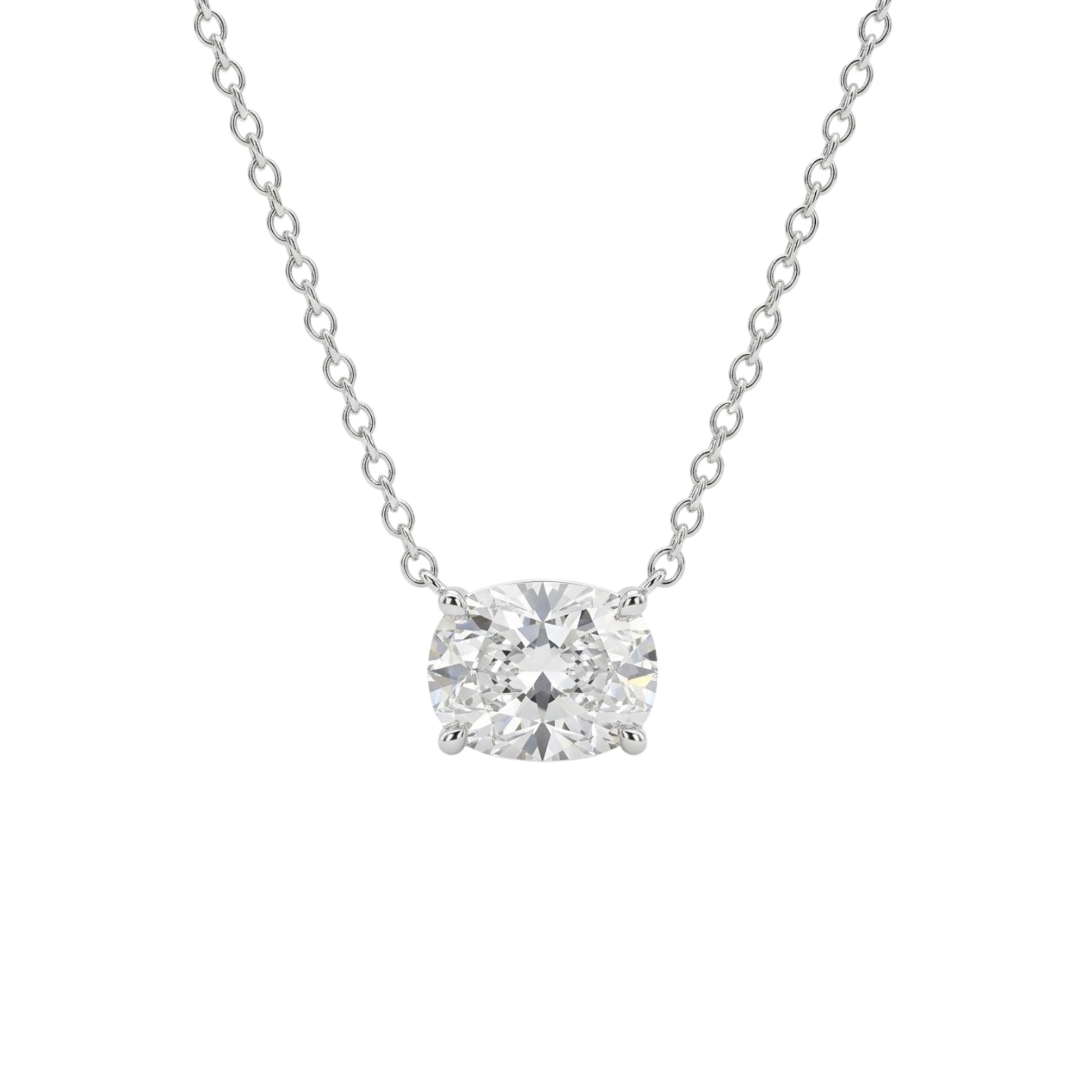 CADENA OVAL PETIT MOISSANITA