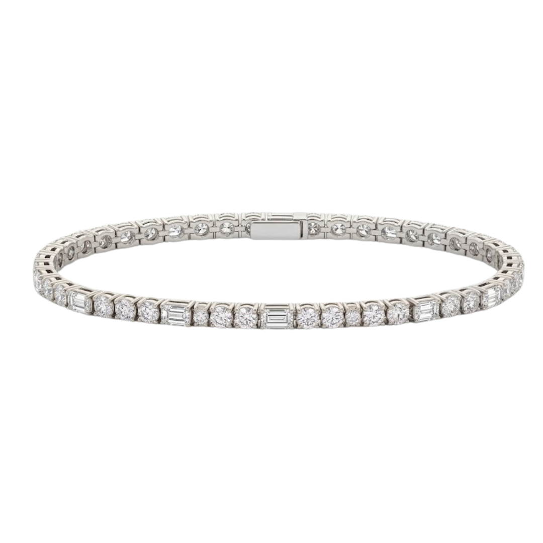 PULSERA BAGUETTE SILVER
