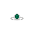 ANILLO OVAL EMERALD