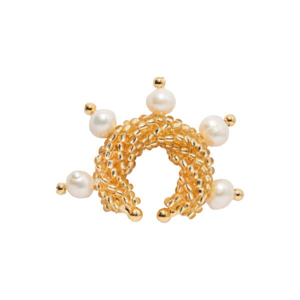 Earcuff Barbara Gold - Imagen 2