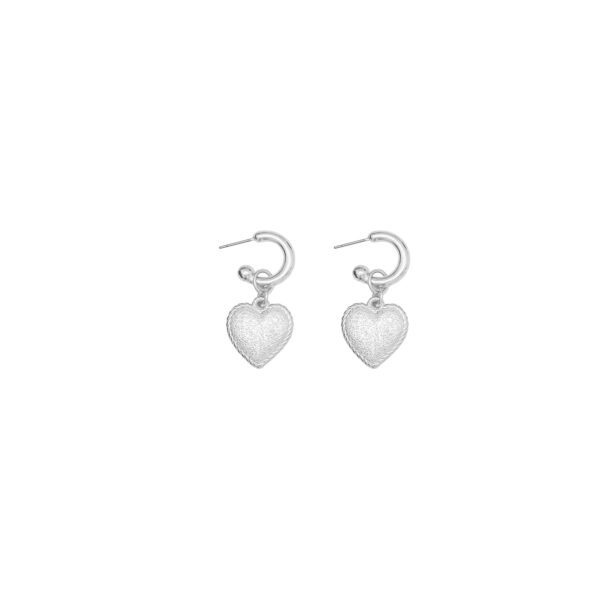 Bisou Silver Hoops - Imagen 2