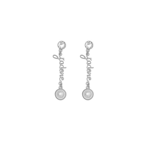 Aretes J Adore Pearl Silver