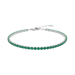 PULSERA SPECIAL GREEN CIRCONS